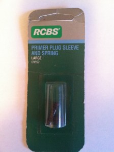 RCBS Primer Plug Sleeve and Spring, Large #09552