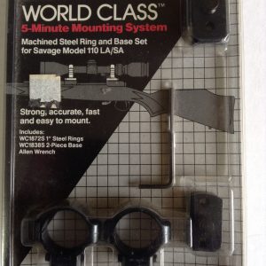 Tasco World Class Steel Ring & Base Set - Savage Model 110 LASA - WC183872D