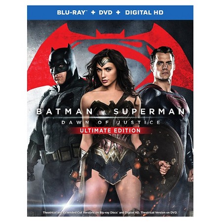 Batman v vs Superman Dawn of Justice Blu-ray/DVD 3-Disc Digital Ultimate Edition