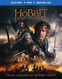 The Hobbit: The Battle of the Five Armies Blu-ray/DVD, 2015, 2-Disc Set