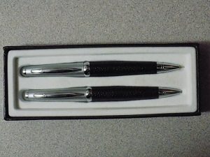 Pierre Cardin Pen & Pencil Set - BlackSilver