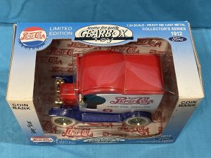Pepsi Cola Coin Bank Truck 1912 Ford NEW Gearbox