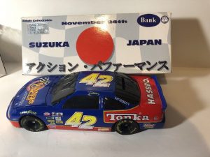 1996 Action 1:24 Diecast NASCAR Robby Gordon Tonka Hasbro Pontiac Bank #42