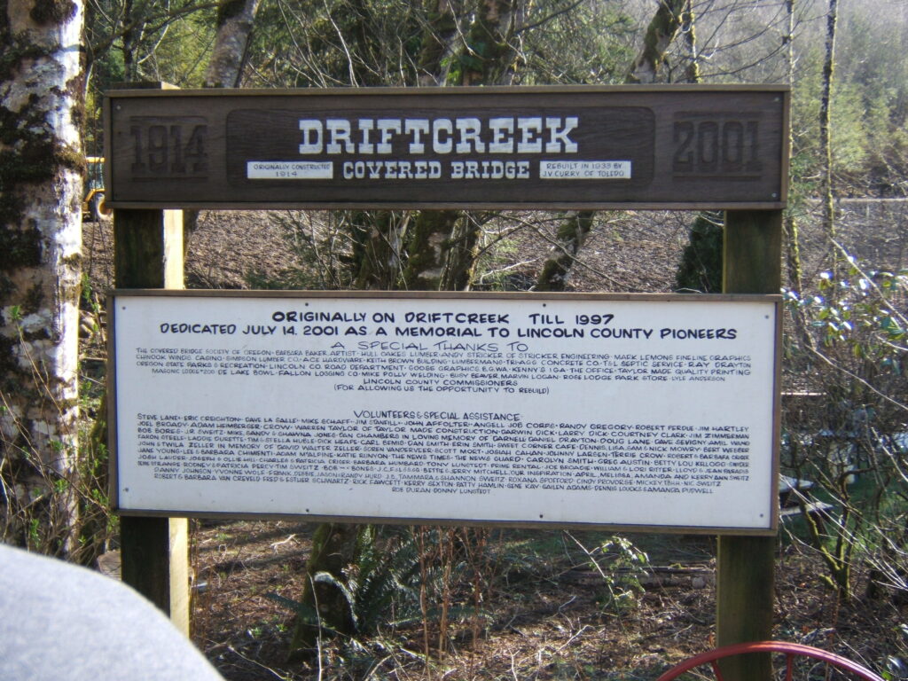 Drift Creek Falls Bridge