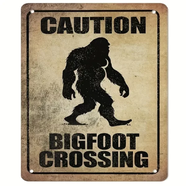 Caution Bigfoot Crossing
